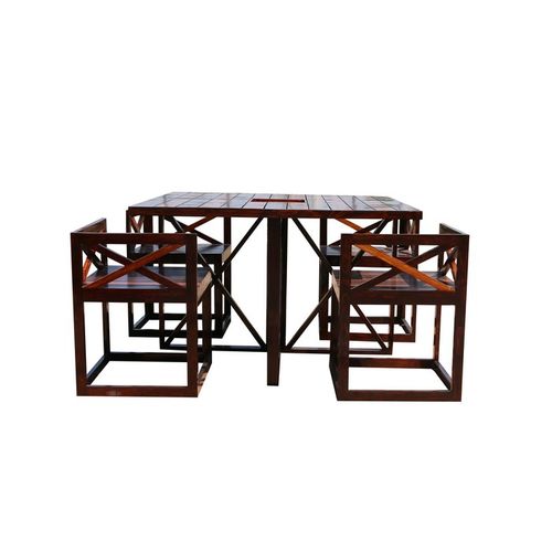 Wilhelm-4 Seater Dining Set - ubyld