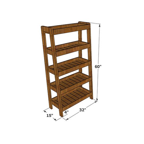Zaira - Ladder Shelf - ubyld