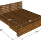 Zelmo Poster King Cot with 2 Front Drawers - ubyld